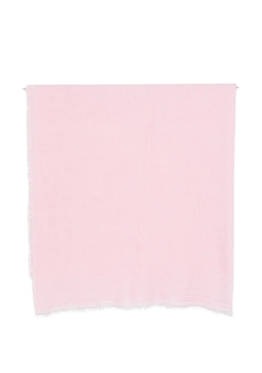 Faliero Sarti Penny frayed-edge scarf - Pink