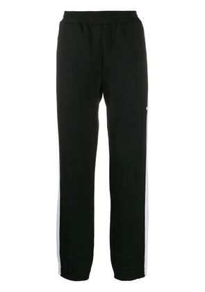 MSGM striped sweatpants - Black