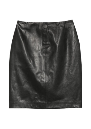 Nour Hammour Midi Slinky stretch mini skirt - Black