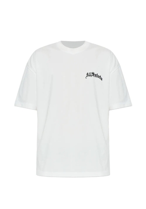 AllSaints logo-detail T-shirt - White