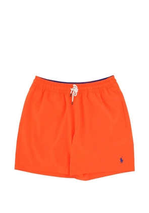 Polo Ralph Lauren logo-embroidered drawstring swim shorts - Orange