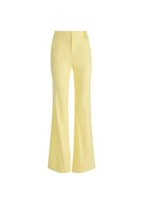 alice + olivia Lula welt-pockets trousers - Yellow