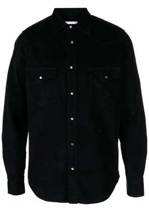 Jacob Cohën Western velvet-corduroy shirt - Black