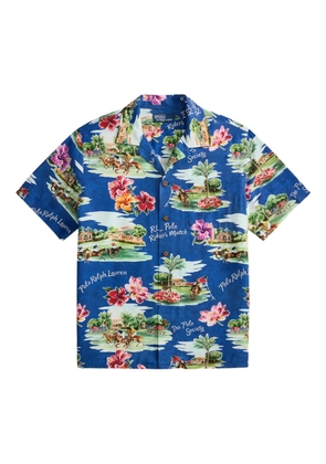 Polo Ralph Lauren tropical-print camp shirt - Blue