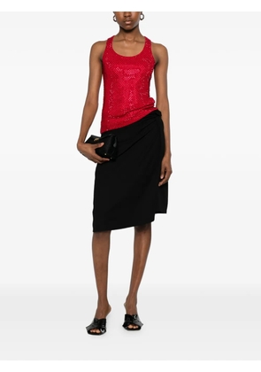 Giuseppe Di Morabito crystal-embellished tank top - Red