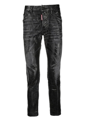 DSQUARED2 mid-rise ripped skinny jeans - Black