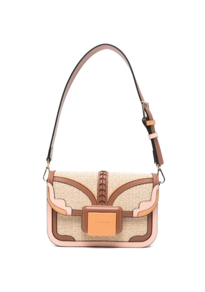 cromia logo-detail shoulder bag - Brown