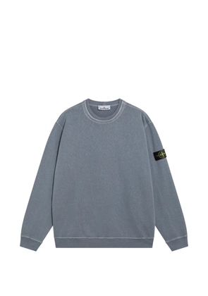 Stone Island Compass-badge cotton sweatshirt - Blue