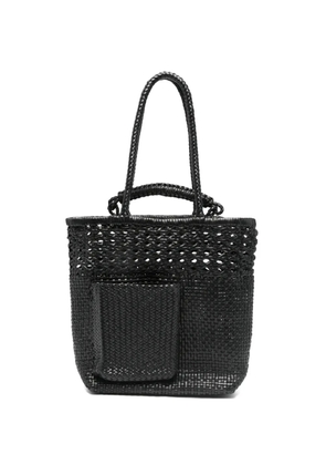 Sagan Pazar Book leather tote bag - Black