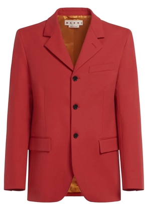 Marni single-breasted blazer - Red
