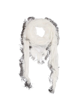 Faliero Sarti New Can Can fringe-trimmed scarf - White