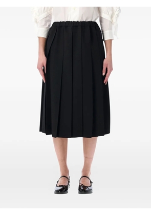 Comme Des Garçons Girl pleated midi skirt - Black