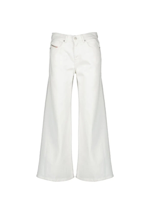 Diesel five-pocket wide-leg jeans - White