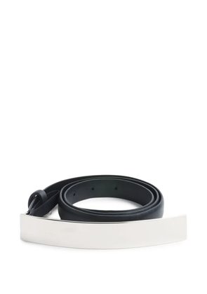 Mugler rectangular-buckle belt - Black