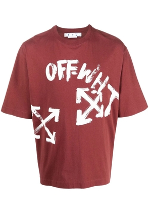 Off-White Arrows print T-shirt - Brown