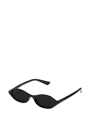 Alexander McQueen Eyewear geometric-frame sunglasses - Black