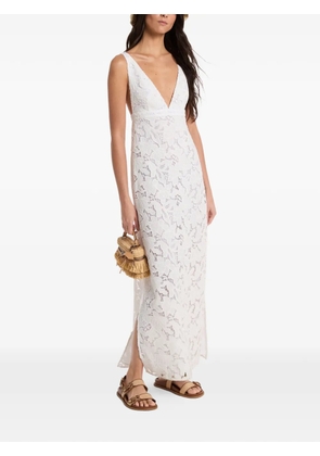 Michael Kors corded-lace maxi dress - White