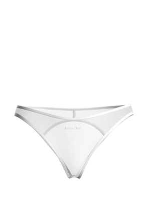Maison Close Panorama mesh briefs - White