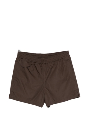 A.P.C. elasticated-waistband shorts - Brown