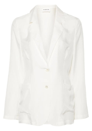P.A.R.O.S.H. semi-sheer silk blazer - Neutrals