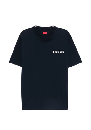 Ferrari logo-print T-shirt - Blue