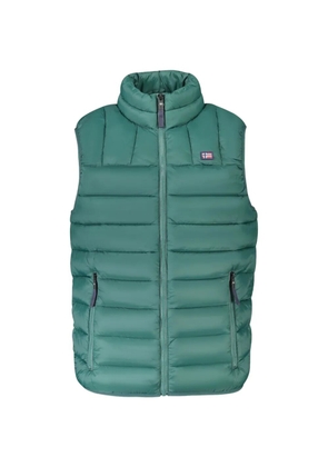 NORWAY 1963 logo-detail quilted gilet - Green