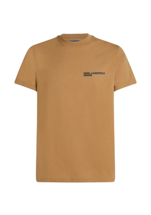 Karl Lagerfeld Jeans Essential regular short-sleeve T-shirt - Brown