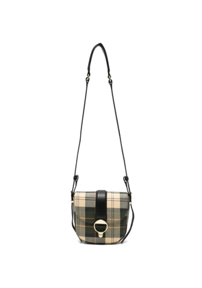 Barbour mini tartan-pattern crossbody bag - Neutrals