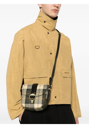 Barbour mini tartan-pattern crossbody bag - Neutrals