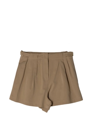 Ulla Johnson Kira pleated shorts - Brown