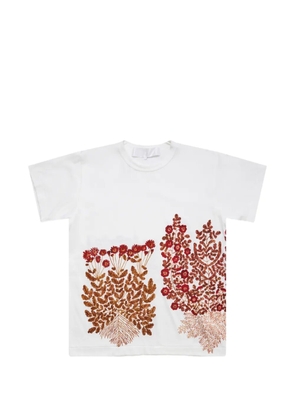 Comme des Garçons TAO Fumi Imamura floral-print T-shirt - White