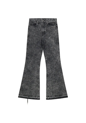 Junya Watanabe MAN acid-wash frayed-hem jeans - Grey