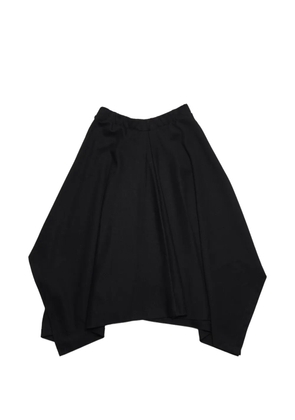 Niccolò Pasqualetti draped handkerchief-hem skirt - Black