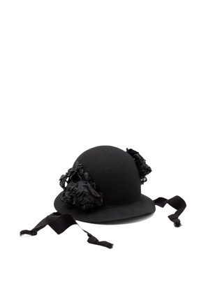 Comme des Garçons Homme Plus wool bowler hat - Black