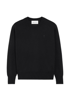 AMI Paris Ami de Coeur crew-neck sweater - Black