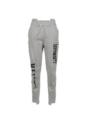 VETEMENTS logo-print track pants - Grey