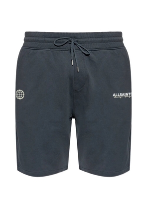 AllSaints logo drawstring track shorts - Grey