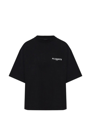 AllSaints butterfly-print logo T-shirt - Black