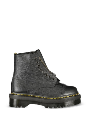 Dr Martens Sinclair Milled front-zip grained leather ankle boots - Black