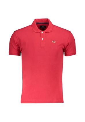 La Martina logo-embroidered polo shirt
