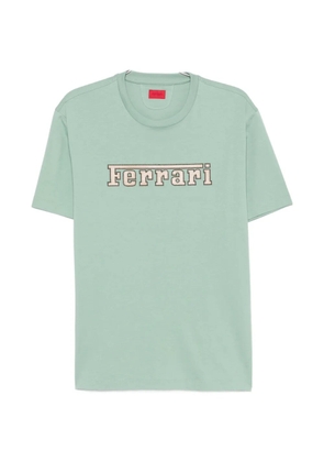Ferrari logo-patch T-shirt - Green