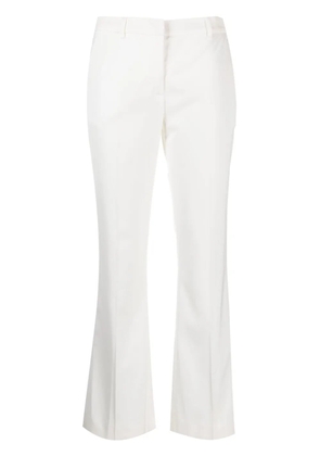 PT Torino flared tailored trousers - White