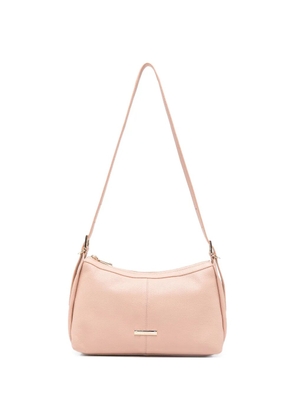 cromia Serena grained-leather shoulder bag - Pink