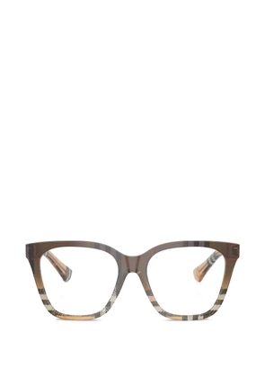 Burberry Eyewear check-pattern glasses - Brown