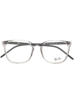 Ray-Ban transparent square-frame glasses - Grey