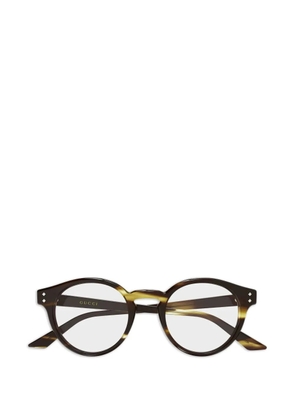 Gucci Eyewear round-frame glasses - Brown