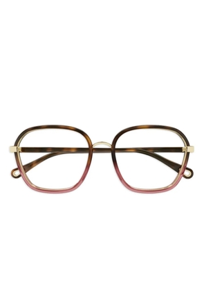 Chloé Eyewear square-frame glasses - Brown