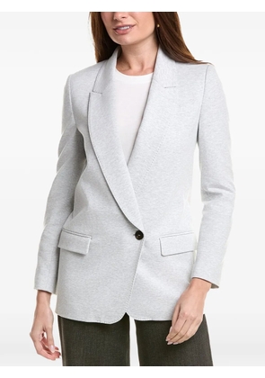 Brunello Cucinelli single-button tailored blazer - Grey