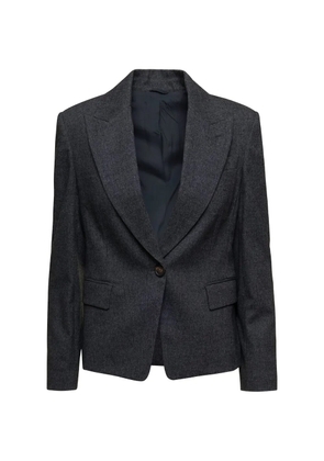 Brunello Cucinelli tailored single-breasted blazer - Grey