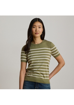 Striped Short-Sleeve Jumper
